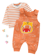 Full Sleeve Top with Dungaree - Tiger